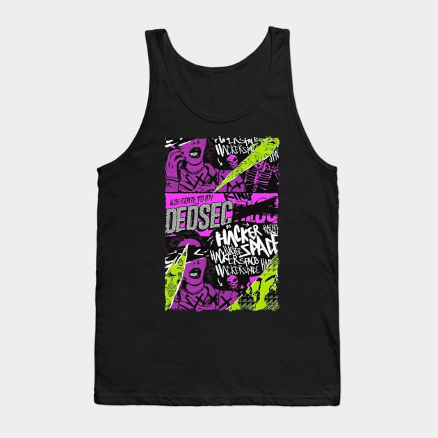 DEDSEC Tank Top by rahobisona